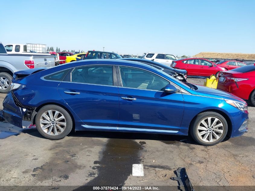 2015 HYUNDAI SONATA 2.4L SPORT - 5NPE34AF0FH052215