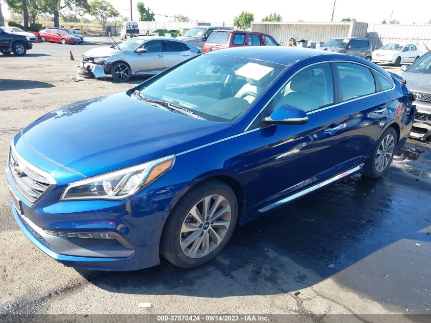 2015 HYUNDAI SONATA 2.4L SPORT - 5NPE34AF0FH052215