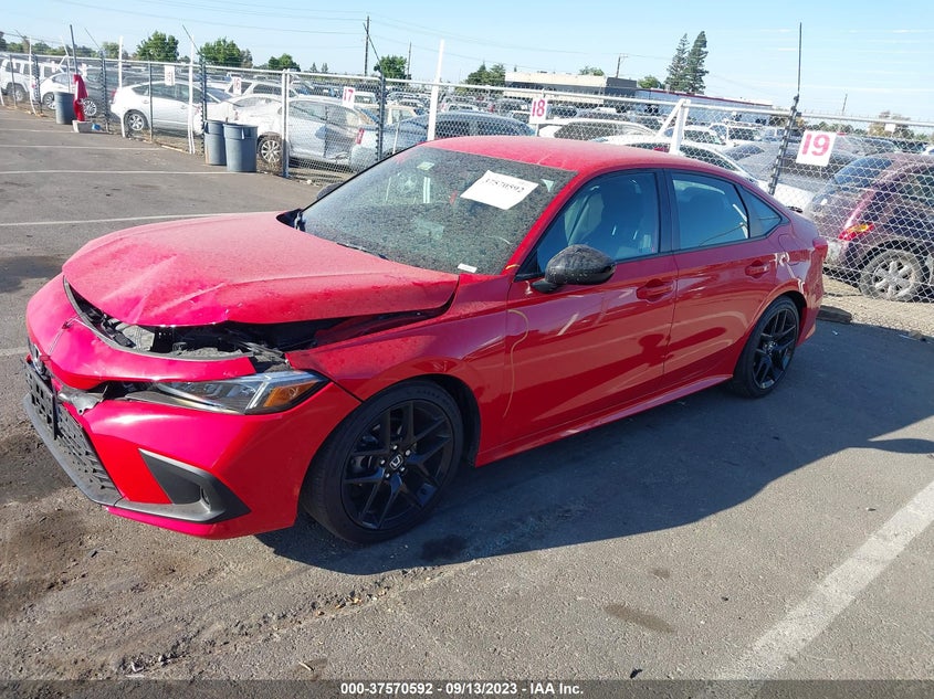 VIN 2HGFE2F50PH511385 2023 HONDA CIVIC SEDAN SPORT