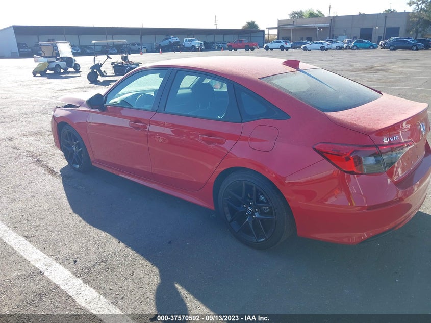 VIN 2HGFE2F50PH511385 2023 HONDA CIVIC SEDAN SPORT