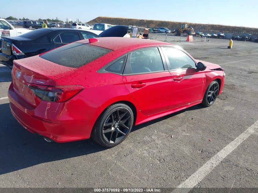 VIN 2HGFE2F50PH511385 2023 HONDA CIVIC SEDAN SPORT