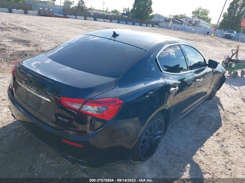 2014 MASERATI GHIBLI S Q4 ZAM57RTA0E1088782