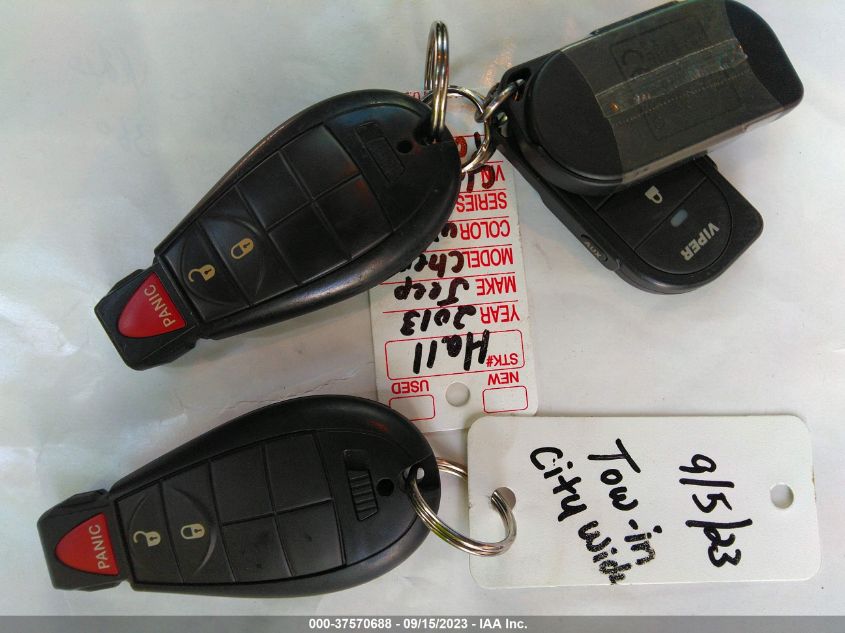 2013 JEEP GRAND CHEROKEE LAREDO - 1C4RJFAG9DC619834
