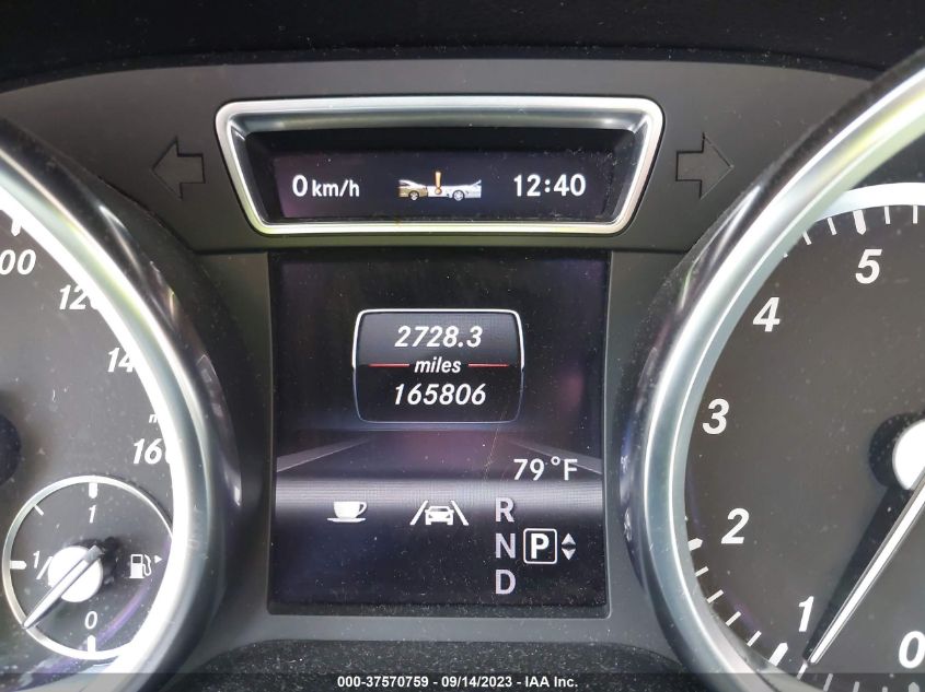 2013 MERCEDES-BENZ M-CLASS ML 350 4JGDA5HB6DA156167