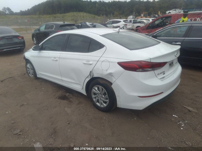 2018 HYUNDAI ELANTRA SE - 5NPD74LF7JH365106