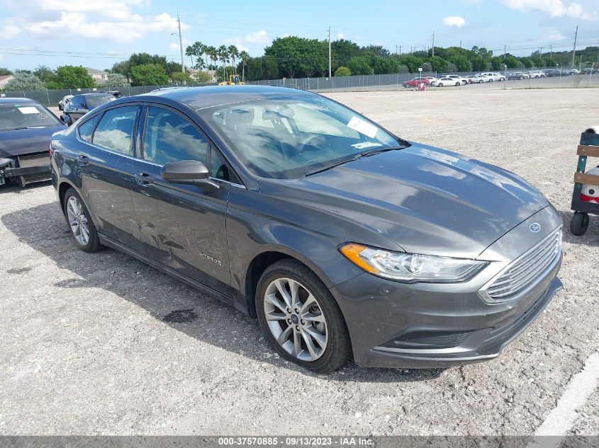 3FA6P0LU0HR403174 FORD FUSION SE HYBRID 2017