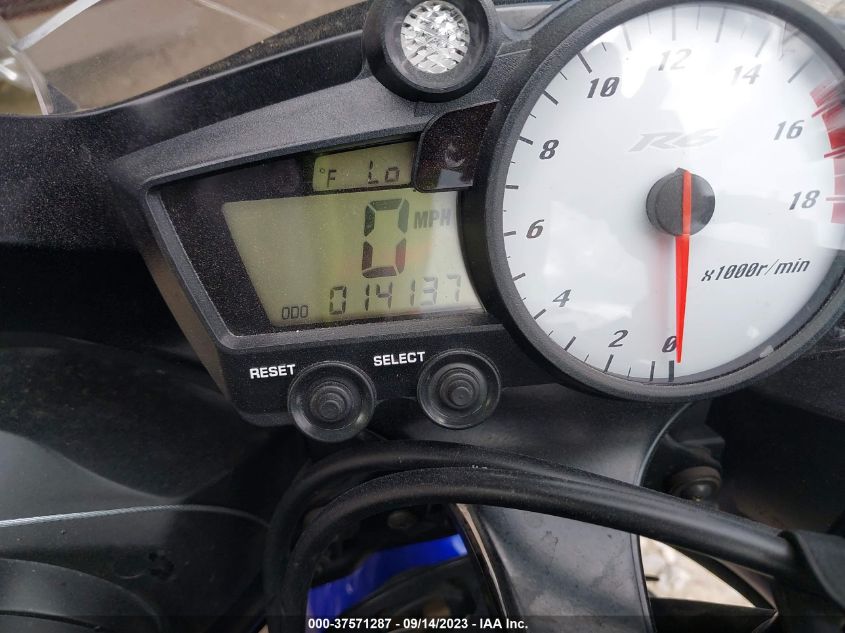2008 YAMAHA YZFR6 S - JYARJ06E18A037115