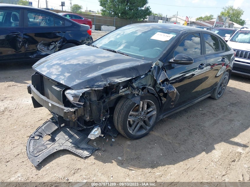 VIN 3KPF34AD9ME385274 2021 KIA FORTE GT-LINE