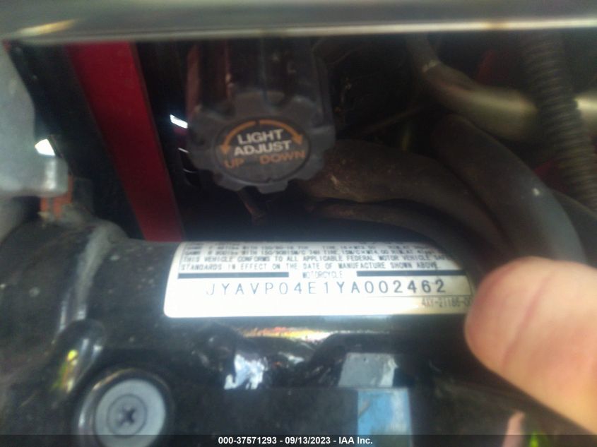 2000 YAMAHA XVZ13 TF - JYAVP04E1YA002462