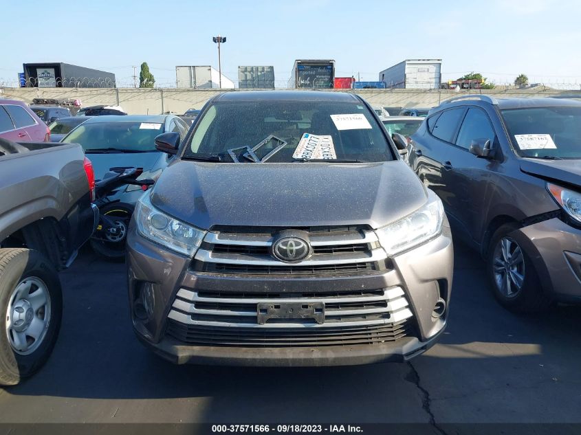 2018 TOYOTA HIGHLANDER LE - 5TDZARFH4JS033863