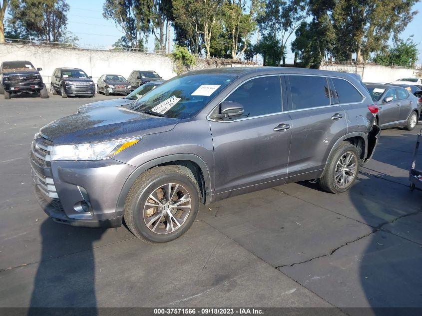 2018 TOYOTA HIGHLANDER LE - 5TDZARFH4JS033863