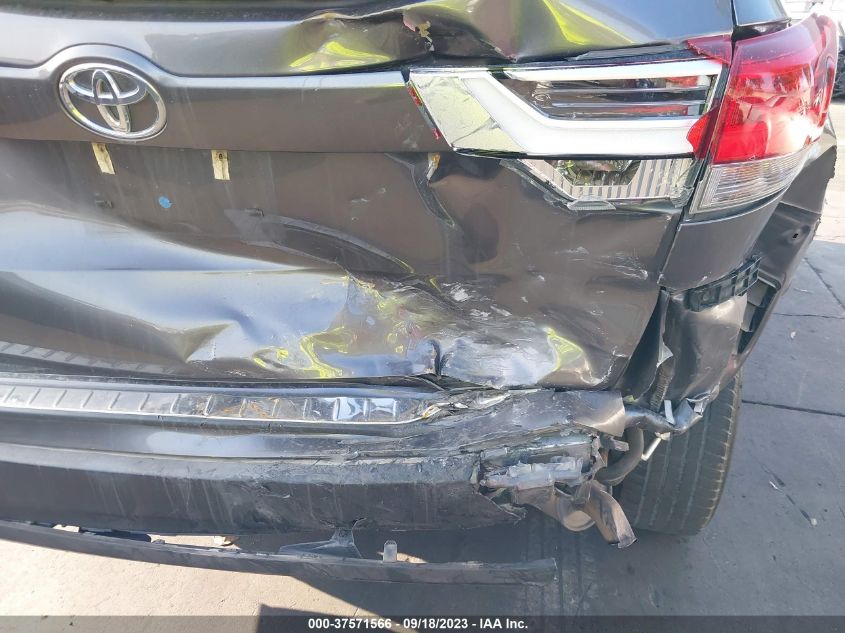 2018 TOYOTA HIGHLANDER LE - 5TDZARFH4JS033863