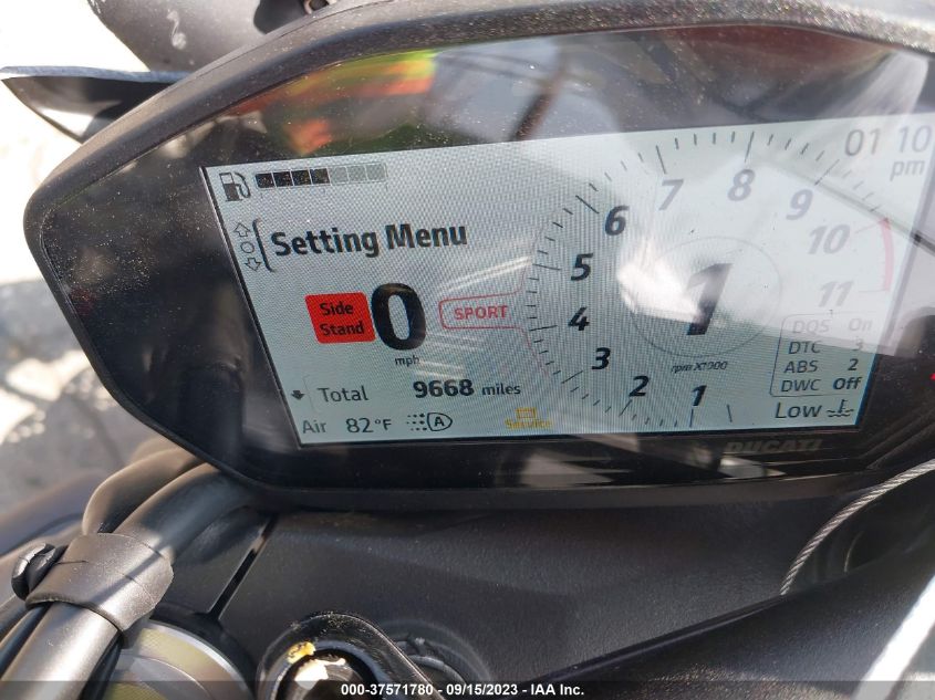 2022 DUCATI MONSTER - ZDMMAMDT1NB005668