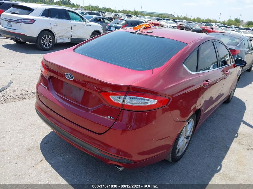 2014 FORD FUSION SE - 3FA6P0H72ER261912