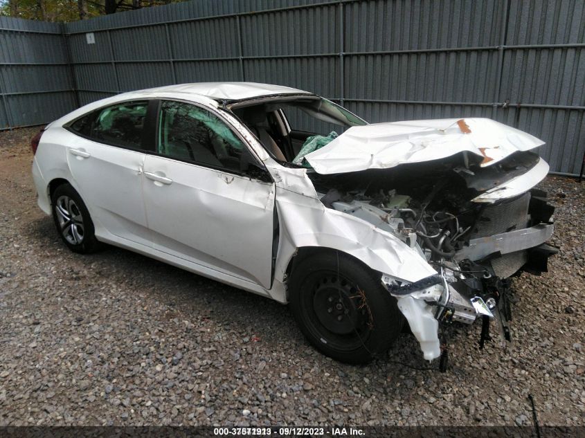 Lot #2564312102 2018 HONDA CIVIC LX salvage car