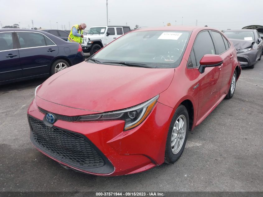 JTDEAMDE4MJ010563 Toyota Corolla HYBRID LE 2