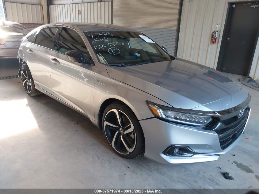 1HGCV3F26NA046198 Honda Accord Hybrid SPORT