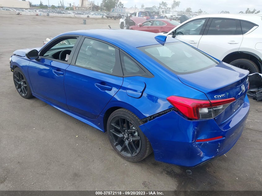 VIN 2HGFE2F50PH533306 2023 HONDA CIVIC SEDAN SPORT
