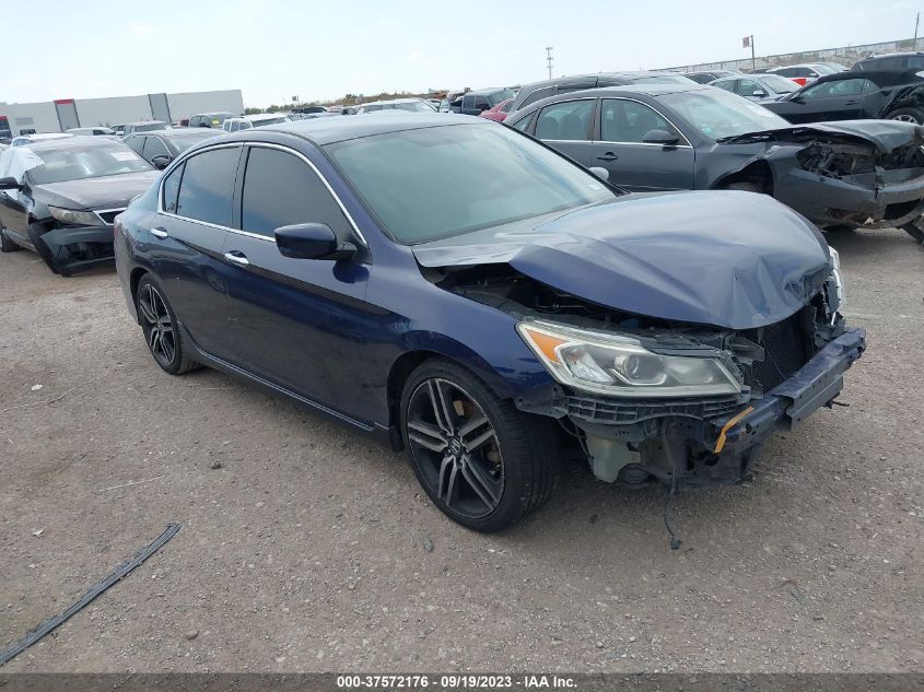 2016 HONDA ACCORD SEDAN SPORT - 1HGCR2F57GA082185