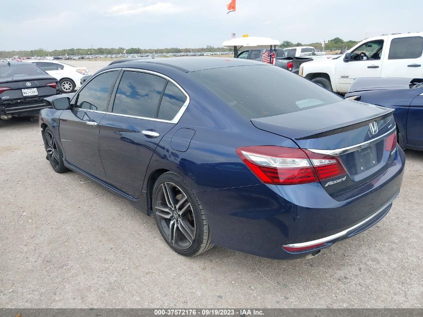 2016 HONDA ACCORD SEDAN SPORT - 1HGCR2F57GA082185