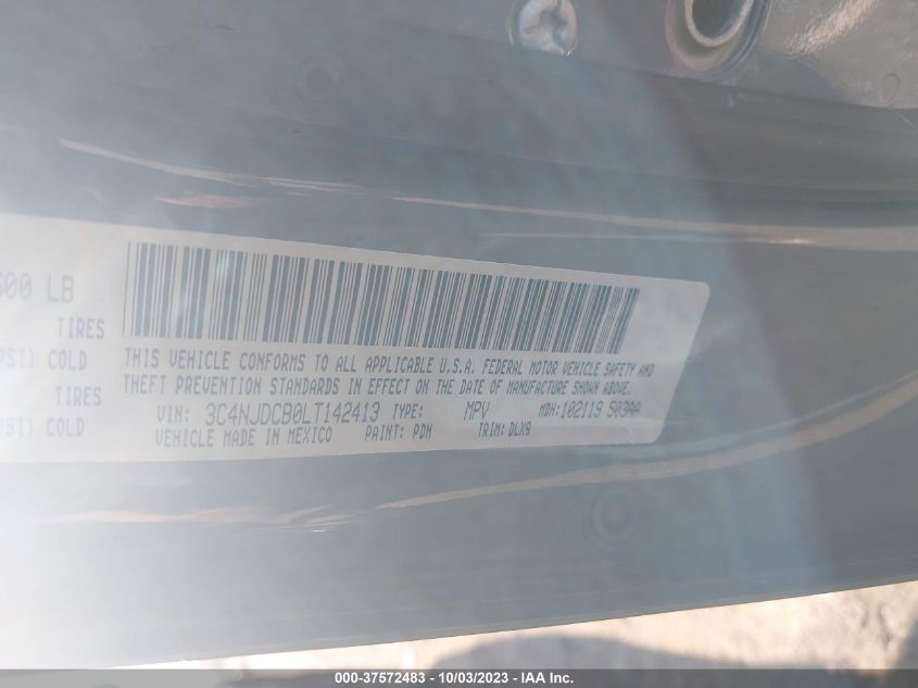 2020 JEEP COMPASS LIMITED - 3C4NJDCB0LT142413