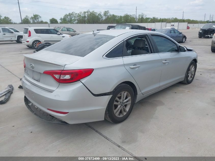 2016 HYUNDAI SONATA 2.4L SE - 5NPE24AF1GH377072