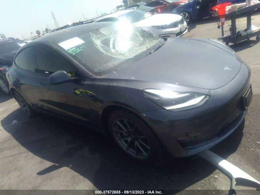 2022 TESLA MODEL 3 - 5YJ3E1EA9NF108387