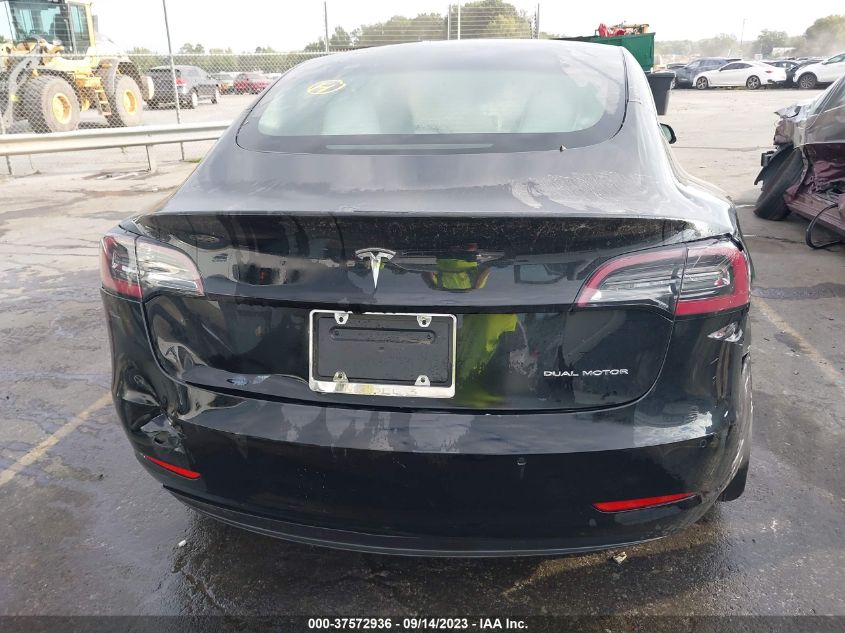 2022 TESLA MODEL 3 LONG RANGE - 5YJ3E1EB9NF277589