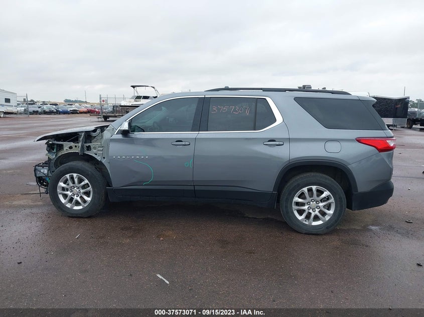 VIN 1GNEVGKW2MJ184382 2021 CHEVROLET TRAVERSE LT CLOTH
