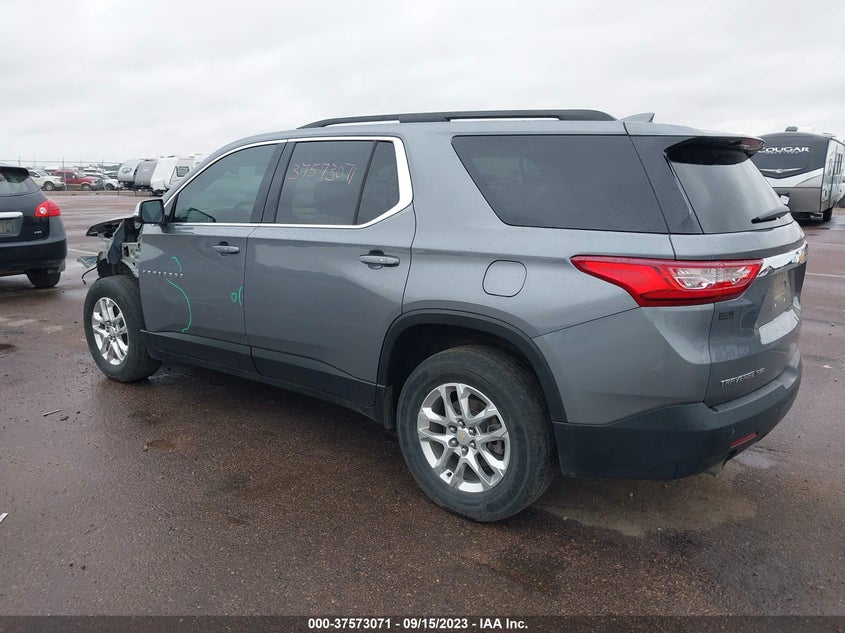 VIN 1GNEVGKW2MJ184382 2021 CHEVROLET TRAVERSE LT CLOTH