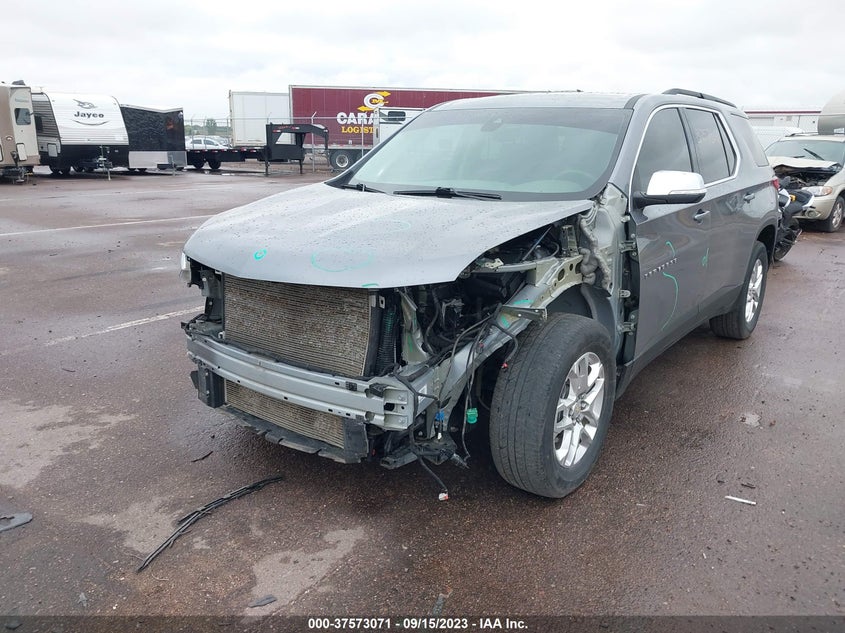 VIN 1GNEVGKW2MJ184382 2021 CHEVROLET TRAVERSE LT CLOTH