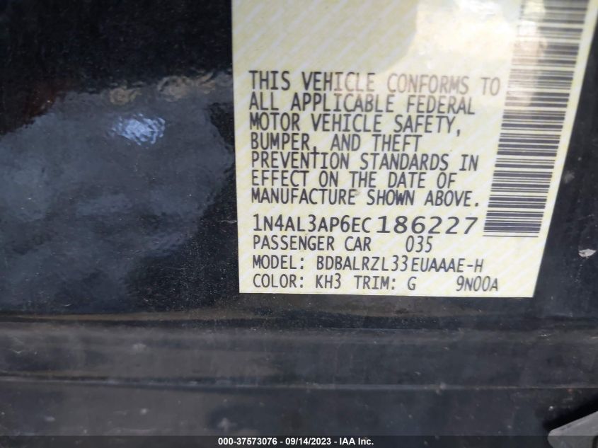 2014 NISSAN ALTIMA 2.5 S - 1N4AL3AP6EC186227