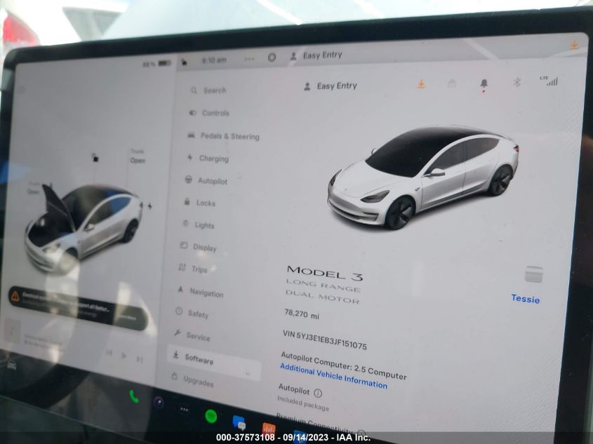 2018 TESLA MODEL 3 - 5YJ3E1EB3JF151075