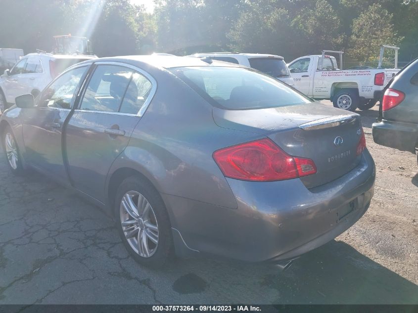 2013 INFINITI G37 SEDAN X JN1CV6AR3DM355521