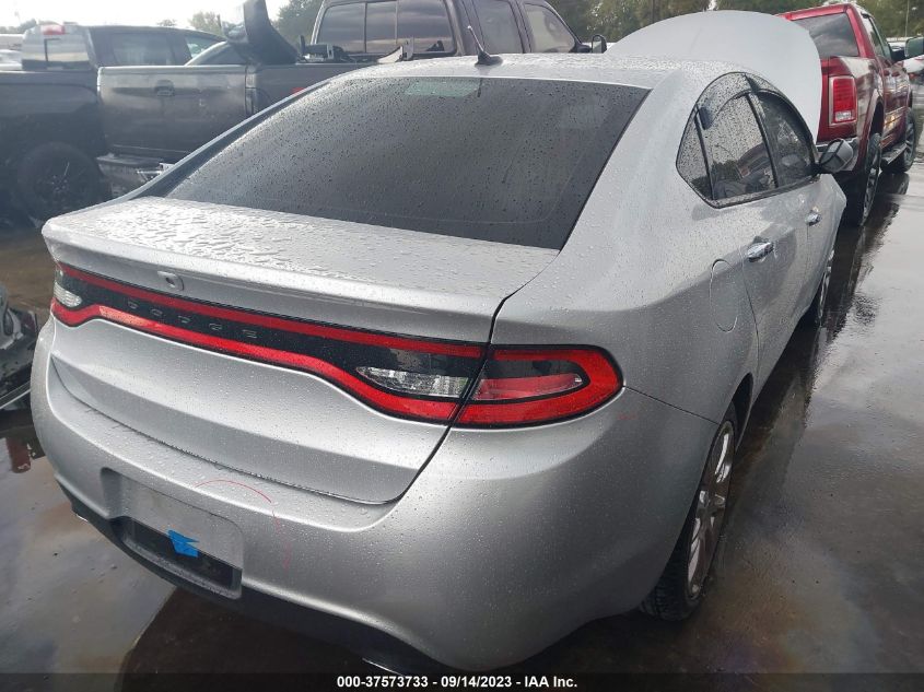 1C3CDFCH2DD225254 2013 DODGE DART LIMITEDphoto 4