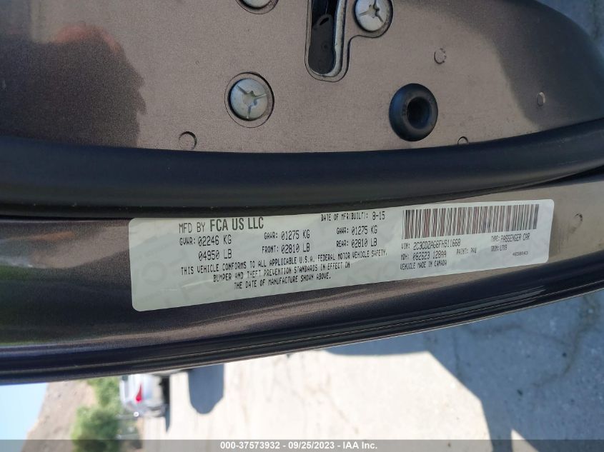 2015 DODGE CHALLENGER SXT - 2C3CDZAG6FH911668