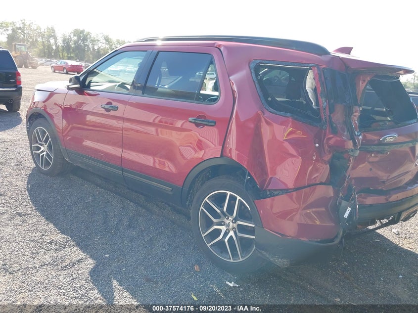 VIN 1FM5K8GT3HGD63048 2017 FORD EXPLORER SPORT