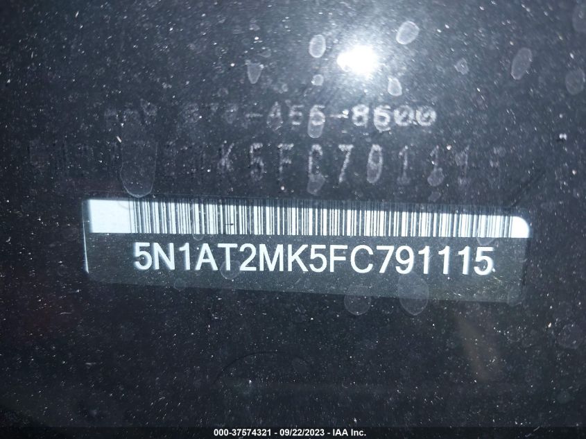 2015 NISSAN ROGUE SV - 5N1AT2MK5FC791115