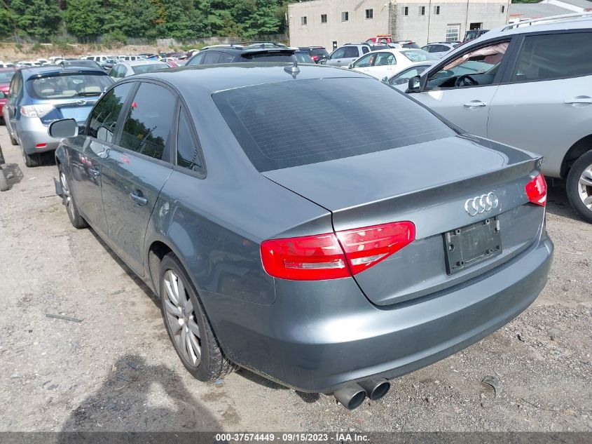 2014 AUDI A4 PREMIUM - WAUDFAFL8EA078421