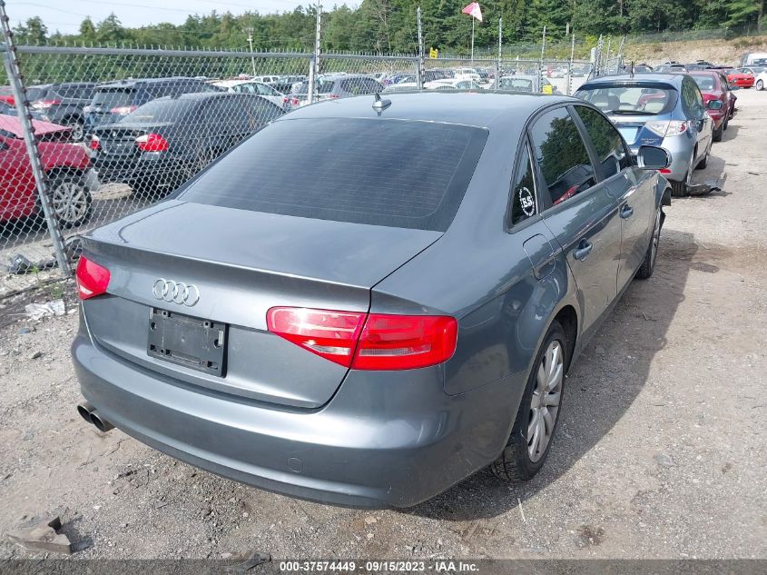 2014 AUDI A4 PREMIUM - WAUDFAFL8EA078421