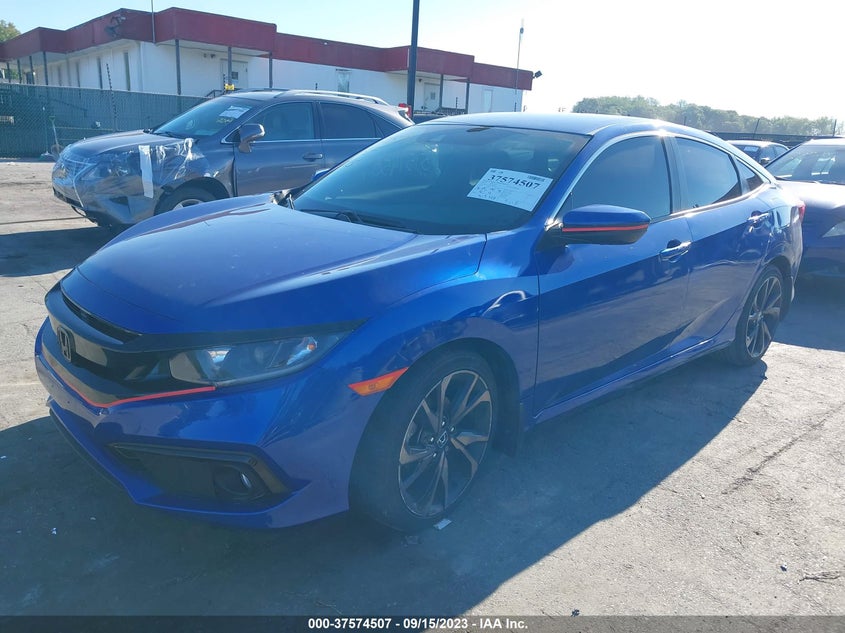 VIN 2HGFC2F87LH586613 2020 HONDA CIVIC SEDAN SPORT