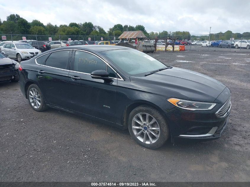 2018 FORD FUSION ENERGI SE - 3FA6P0PU0JR222205