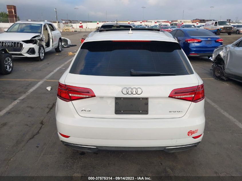 2018 AUDI A3 SPORTBACK E-TRON PREMIUM/TECH PREMIUM WAUUPBFF9JA060288