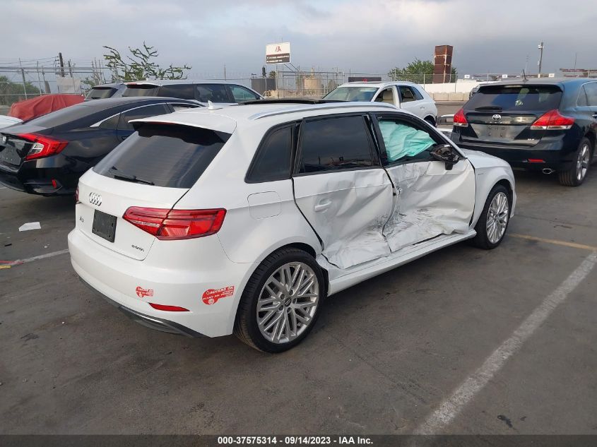 2018 AUDI A3 SPORTBACK E-TRON PREMIUM/TECH PREMIUM WAUUPBFF9JA060288