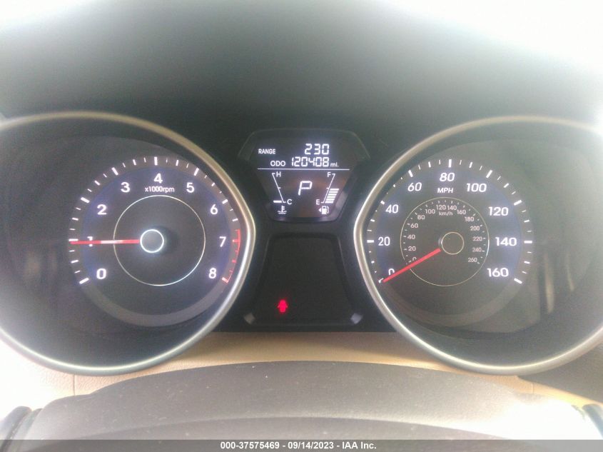 2013 HYUNDAI ELANTRA GLS - 5NPDH4AE9DH351316