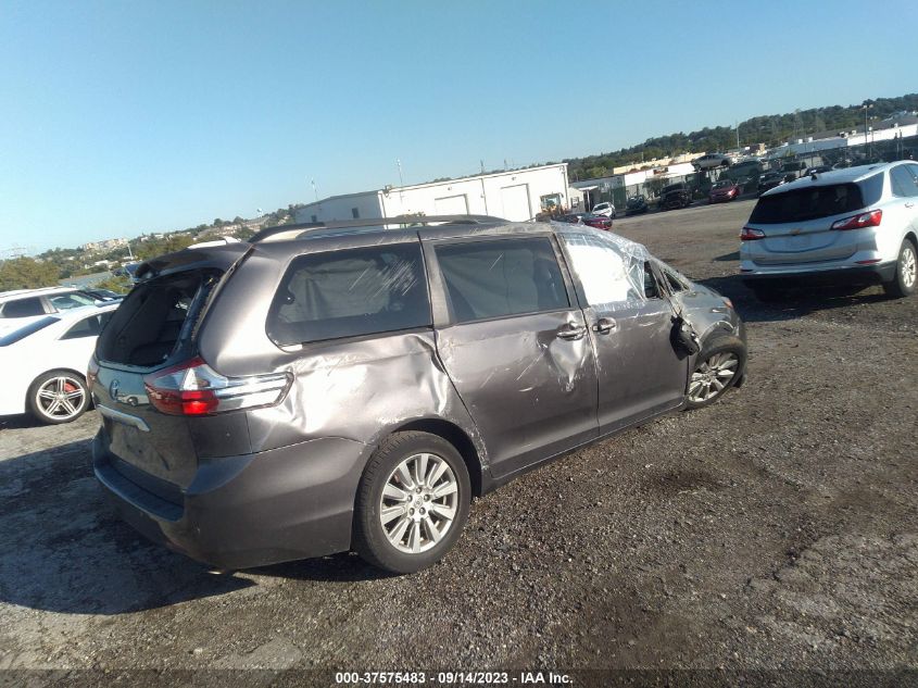 2017 TOYOTA SIENNA XLE - 5TDDZ3DC9HS176762