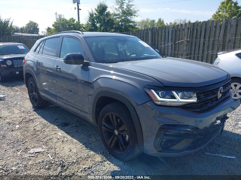 1V2AC2CA9NC228255 Volkswagen Atlas Cross Sport 2.0T SEL R-LINE BLACK