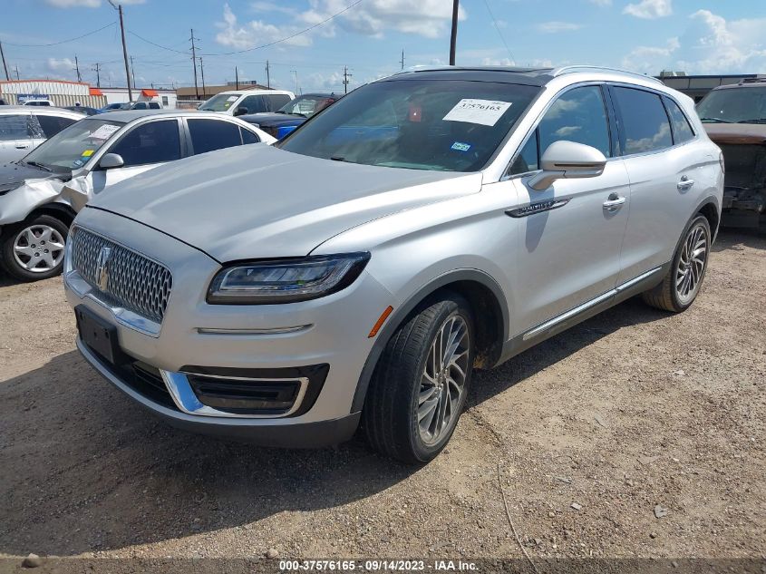 2019 LINCOLN NAUTILUS RESERVE - 2LMPJ6L91KBL35911