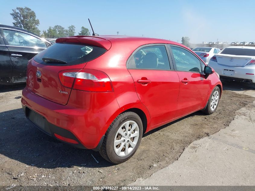 2014 KIA RIO EX - KNADN5A32E6360400