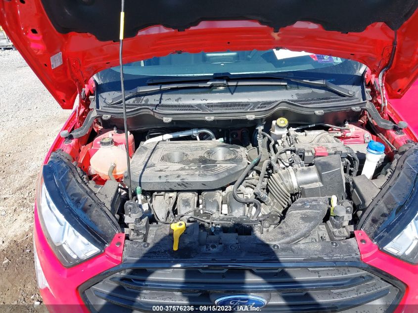 2021 FORD ECOSPORT S - MAJ6S3FL0MC416759